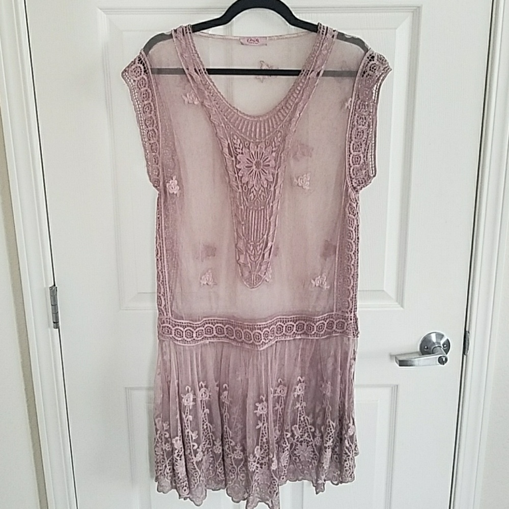 Sheer blouse NWOT